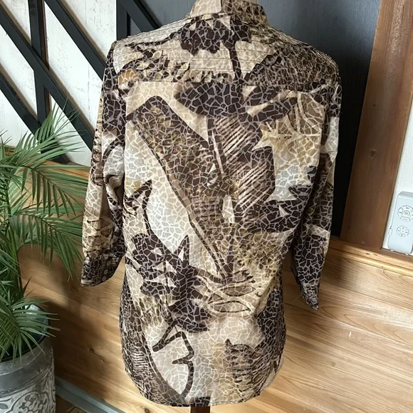 Cold Water Creek size Medium women’s blouse preloved tunic style - Picture 6 of 8